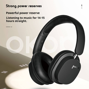 אוזניות גיימינג OKOP-H105 ANC עם חיבור 5.3, השהייה נמוכה במיוחד, חיי סוללה ארוכים במיוחד (15-20 שעות), עיצוב על-אוזן, עמידות למים לספורט - Product Image 3