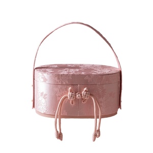 Chinese-style Modern Brocade Fabric <strong>Gift</strong> Box High-end Practical Portable Empty Box for Weddings and New Year's <strong>Gifts</strong> - Product Image 5