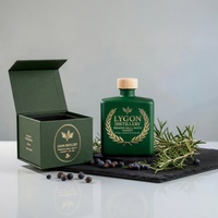 Luxe 500ml vierkante super-flint glazen fles met aangepaste doosverpakking Whisky Vodka Brandy Sterkedrank Lege likeurfles Groothandel