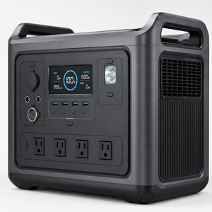 Générateur de batterie portable 1500W pour stockage d'énergie, idéal pour une utilisation en extérieur, capacité 1536Wh, parfait pour une alimentation prolongée en extérieur - Product Image 1