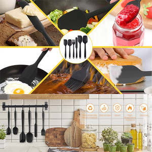 Силиконовый скребок «Все в одном», набор из 6 предметов, инструменты для выпечки, устойчивый к высоким температурам силиконовый скребок, пищевая скребок для выпечки - Product Image 3