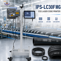 Imprimante laser CO2 IPS-LC30F MG pour codes-barres, codes QR et codes Data Matrix pour les joints de tuyaux en caoutchouc et les composants de pneus