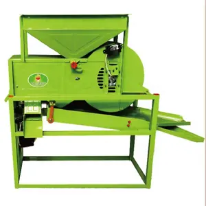 Electric Grain Thrower Screening Machine Small Grain Winnowing/Winnower Machine Wind Sheller Selection Blown Shell Separator