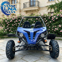 Voiturette de golf électrique LNA à démarrage électrique 5000 W, 4x2, deux places, pour la conduite dans le désert