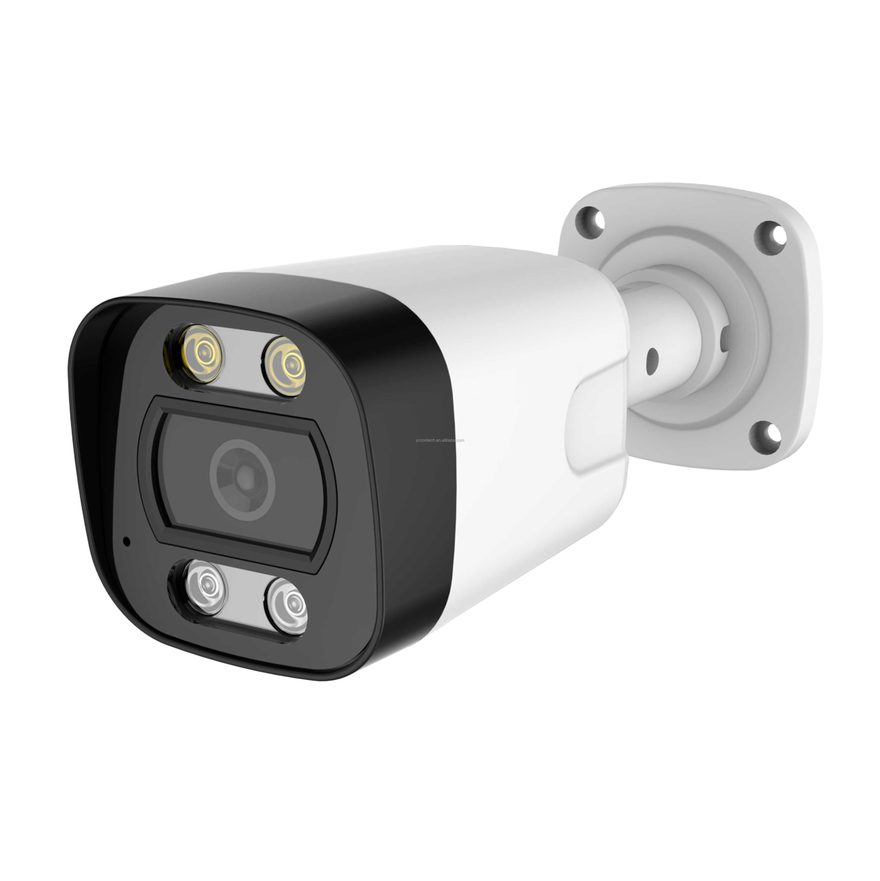 Perfect Video Metal Bullet Camera Dual Lights Colorful Night Wide Angle 2.8mm 6MP IP Camera 25FPS POE Mic Human Detection NDAA · image 2