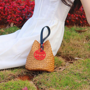 2025 nouveau produit écologique brodé festif doux bonbons sacs mariage compagnon cadeaux femmes mignon <span class=keywords><strong>paille</strong></span> tissé Mini <span class=keywords><strong>sac</strong></span> à main - Product Image 2