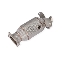 Colector de Escape de Alto Flujo para Audi A4 A6 A7 Q5 2.0T B9.5 2022+, Tubos de Escape, Tubo Frontal con Protector Térmico, Mejora de Potencia