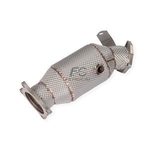 Colector de Escape de Alto Flujo para Audi <span class=keywords><strong>A4</strong></span> A6 A7 Q5 2.0T B9.5 <span class=keywords><strong>2022</strong></span>+, Tubos de Escape, Tubo Frontal con Protector Térmico, Mejora de Potencia - Product Image 5