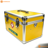 Valise médicale personnalisée en aluminium pour dispositifs médicaux, mallette de premiers secours multifonctionnelle en aluminium