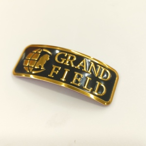 Custom Electroplated <strong>Enamel</strong> 3D Embossed Aluminium Alloy Logo Strong Adhesive Metal Name <strong>Plates</strong> for Furniture - Product Image 3