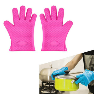 <span class=keywords><strong>Gant</strong></span> <span class=keywords><strong>de</strong></span> <span class=keywords><strong>cuisine</strong></span> en silicone amusant, imperméable, chauffant, résistant à la chaleur et antiadhésif pour barbecue - Product Image 6