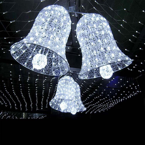 Nouvelle lampe LED géante imperméable à motif cloche pour la décoration extérieure de Noël dans les rues - Product Image 3