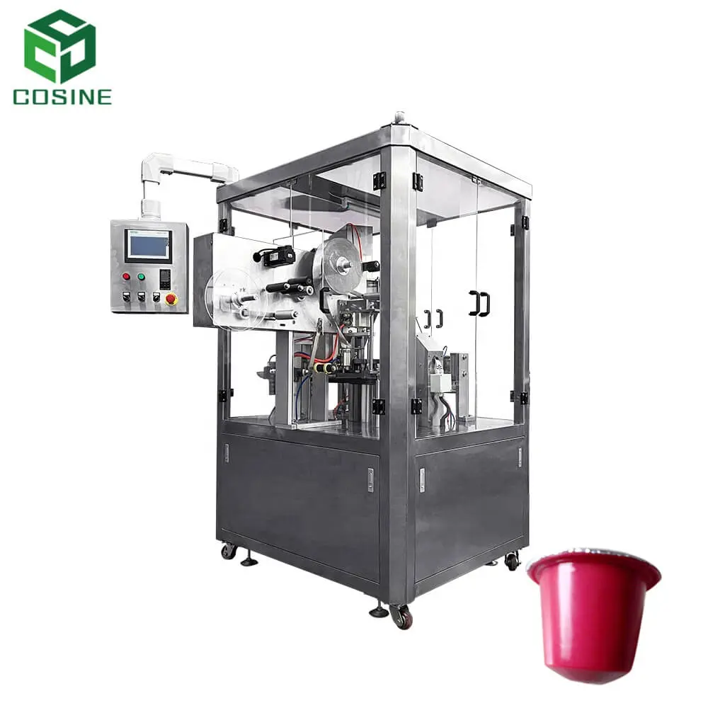 automatic rotary type cup filling sealing machine soft drinks semi automatic machine sealing machine