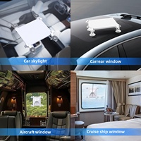 Kit de fixation à ventouse pour Starlink Mini Dish – Signal stable pour Starlink Mini – Support de voiture pour tableau de bord, toit ouvrant, pare-brise