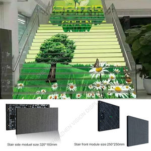 Affichage LED interactif couleur pleine résolution P3.91 IP65 étanche pour escaliers et marches d'escalier, haute résolution, haute luminosité - Product Image 5