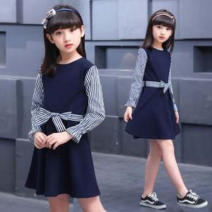 ชุดเซ็ตเสื้อแขนยาวและกระโปรง/กางเกงสำหรับเด็ก 2 ชิ้น พร้อมโบว์  ขายส่งจากโรงงานจีน - Product Image 5