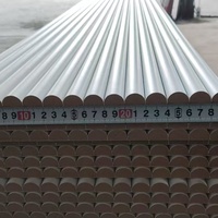 Panel Dinding Tambour Fleksibel MDF Tahan Air Tahan Api untuk Dekorasi Interior Gedung Olahraga, Sekolah, dan Aula, Grosir OEM