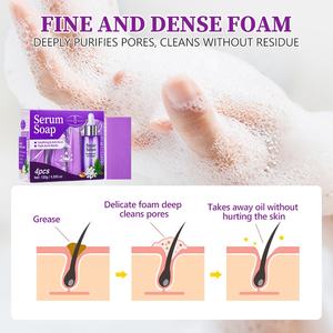 Produttore dissolvenza segni dell'acne sapone fatto a mano sapone da bagno vitamina E E Tea Tree olio nutrimento riparazione per la cura della pelle siero sapone - Product Image 5