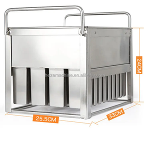 <span class=keywords><strong>Paleta</strong></span> de crema duradera y no tóxica, utensilios de cocina, molde rectangular de silicona para cubitos de hielo - Product Image 3