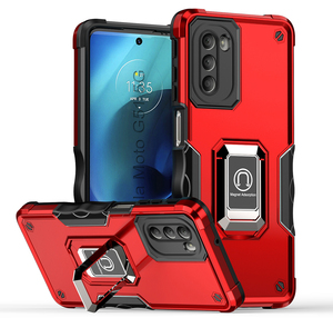เคสโทรศัพท์มือถือแบบ2-in-1ทำจาก TPU <span class=keywords><strong>360</strong></span>พร้อมขาตั้งและที่ยึดแบบดูดซับแม่เหล็กสำหรับ G51โมโต5กรัม - Product Image 1