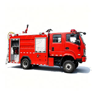 Camion de lutte contre les incendies tout-terrain 4x4 Dongfeng 4m³ de haute qualité, véhicule de secours d'urgence tout-terrain, à vendre - Product Image 1