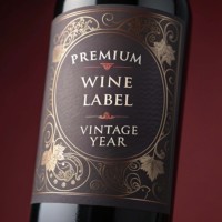 Etiquetas impresas personalizadas de papel adhesivo profesional para botellas de whisky Chivas Regal diseño en relieve con etiqueta profesional