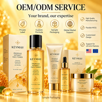 Tonique Visage à l'Extrait de Propolis Hydratant Éclaircissant Régulateur de Sébum Apaisant Liquide Marque Privée Fabricant OEM ODM Vente en Gros