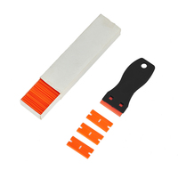 Kit de grattoir à lame en plastique – Outil de décapage de film teinté automobile DIY OEM réutilisable et écologique pour autocollants en vinyle jetables