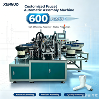 Ligne d'assemblage automatique de robinets à moteur PLC XUNNUO 5000W avec garantie d'un an, multi-tension