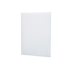 Planche à découper en plastique blanc épais de qualité commerciale, 24x18x1 pouce