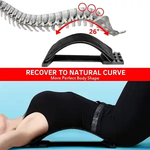 2023 New Arrivals Electric Heating Back Massager Stretcher With Far Infrared Therapy Lower Back Support Device For Pain Relief