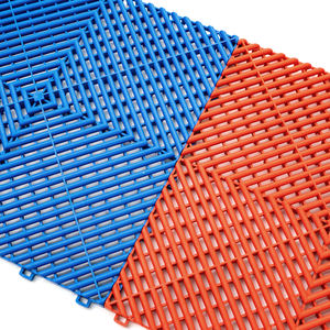 Dalles de sol emboîtables de qualité commerciale pour garage, lavage de voitures et stationnement - Product Image 1