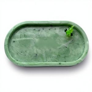 ถาดเสิร์ฟเรซิ่นคุณภาพพรีเมียมแบบเคลื่อนย้ายได้ งานแฮนด์เมดสุดหรู สำหรับใช้ในบ้าน ร้านกาแฟ ของขวัญ หรือขายส่ง - Product Image 1