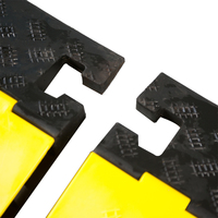 Topsafe Cubierta De PVC Alambre Tubo Velocidad Hump Protector De Cables Protector De Cable De Goma