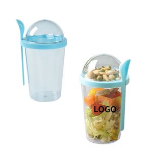 Custom <b>Plastic</b> Fruit Clear Disposable 500Ml Portable Food Grade Ice Cream Salad Storage <b>Cup</b> in Bulk - Product Image 1