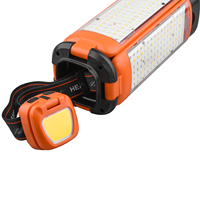 Lampe de camping pliable à quatre feuilles, système d'éclairage modulaire réglable à quatre pales avec télécommande infrarouge sans fil
