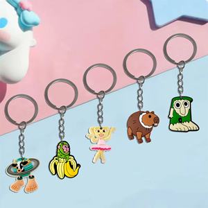 Llavero de PVC suave al por mayor para coches y llaves, diseño creativo de montañas y mares italianos, llavero para coche. - Product Image 4