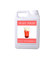 Sirop de jus de fruits concentré à la saveur de fraise tigre Bubble Tea