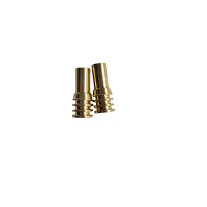 CNC turned parts manufacturer beryllium copper socket contact pin for medical Factory price customization terminal lugs pin