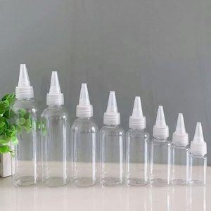 Bulk Stock Exquisite High Capacity 120ml Pet Empty Soft Glue Applicator Plastic <b>Bottle</b> for Hair Growth Oil - Product Image 2
