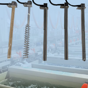 Tzcx Venta caliente personalizable titanio PTFE recubierto de acero inoxidable elemento calefactor de cuarzo calentador de inmersión para tanque de galvanoplastia - Product Image 1