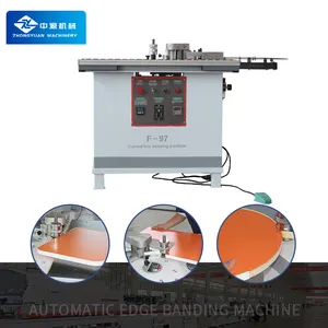 Manual Edge Banding Machine Furniture Cabinet Straight And Curved Edge Bander For Small Shops