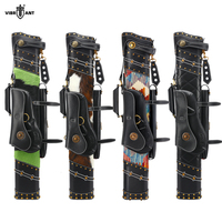 Sacoche de selle LIZARD, meilleure sacoche en cuir imperméable pour queue de billard, 4 queues, 2 pointes, 6 trous, 94 cm, noir, pour accessoires