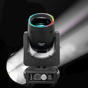Showtime 295W đôi lăng kính di chuyển đầu chùm ánh sáng <span class=keywords><strong>Sharpy</strong></span> DJ Câu lạc bộ 295 lumilites tại chỗ ánh sáng sân khấu <span class=keywords><strong>DMX512</strong></span> điều khiển Chrome LED - Product Image 6