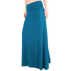 Custom High Waist Cotton Casual <b>Pleated</b> <b>maxi</b> <b>skirt</b> Formal Office Elegant Long satin <b>skirt</b> Solid Color Comfortable ruffle <b>skirt</b> - Product Image 2