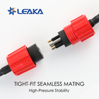 Conector de Cable Submarino Ultra Profundo de 3 Pines, Hermético IP69, 600V 10A, Rosca UNF Redonda Macho-Hembra de 7000M, 500+ Ciclos de Acoplamiento, para ROV/AUV