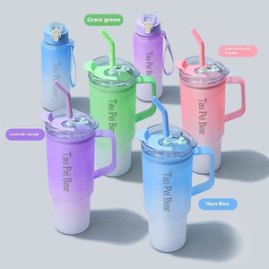 Venta caliente vaso de plástico para actividad de gimnasio al aire libre a prueba de fugas y agua potable directa 500ml gran capacidad compras en línea - Product Image 3