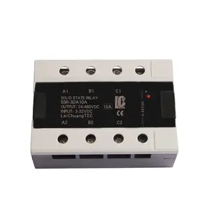 Miniature electromagnetic relay 10A 25A 40A 60A 80A 100A 120A DC To AC SSR Three Phase Solid State Relay