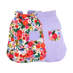 Giacca floreale calda invernale <span class=keywords><strong>per</strong></span> cani, gilet invernale in pile, <span class=keywords><strong>abbigliamento</strong></span> natalizio <span class=keywords><strong>per</strong></span> <span class=keywords><strong>cuccioli</strong></span> - Product Image 1