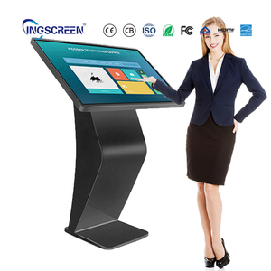 Ingscreen <span class=keywords><strong>Android</strong></span> hệ thống kiosk 32 55 k loại 4K màn hình cảm ứng quảng cáo media player trắng đen kỹ thuật số biển cho thang máy - Product Image 4
